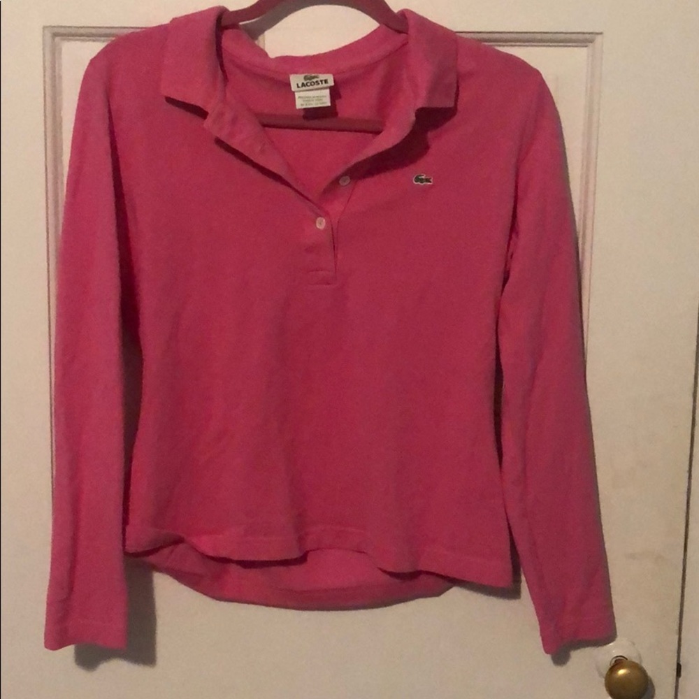 Lacoste Pink polo